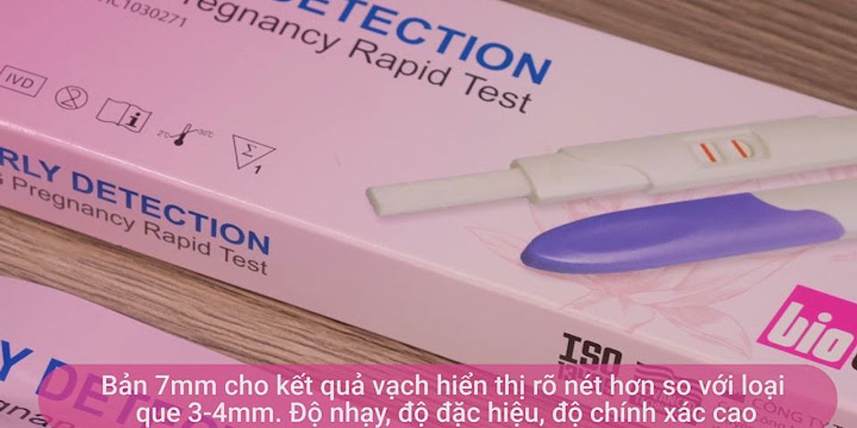 Cách đọc bút thử thai Biocheck