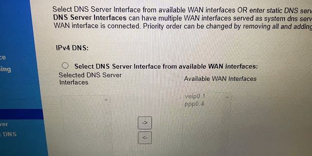 Cách đổi DNS cho modem wifi VNPT