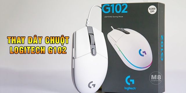Cách đổi màu chuột Logitech G102