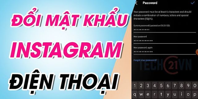 Cách đổi mk Instagram khi quên mật khẩu cũ
