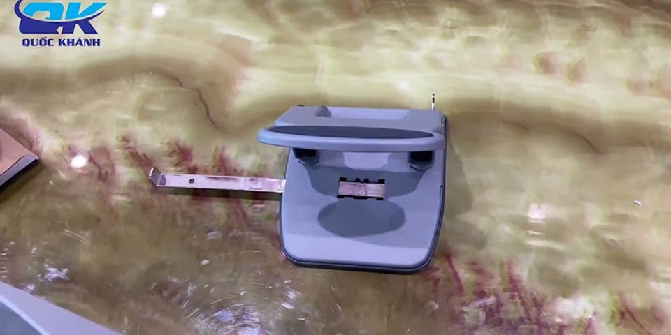 Cách dùng máy bấm lỗ giấy