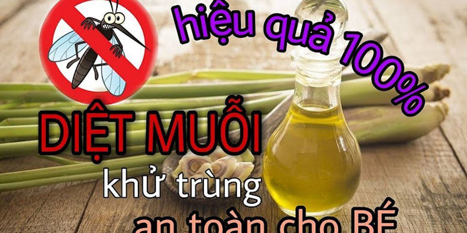 Cách đuổi muỗi cho lớn