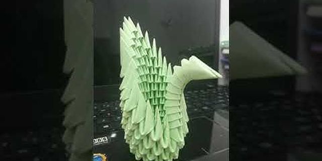 Cách gấp Origami 3D cơ bản