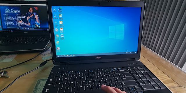Cách giảm độ sáng màn hình laptop Dell