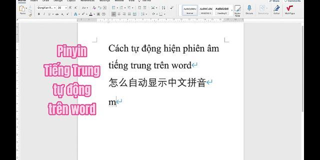 Cách gõ phiên âm tiếng Trung trên macbook