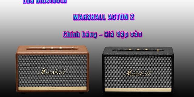 Cách kết nối loa Marshall với máy tính