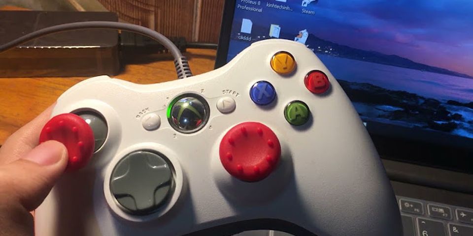 Cách kết nối tay cầm Xbox 360 với laptop
