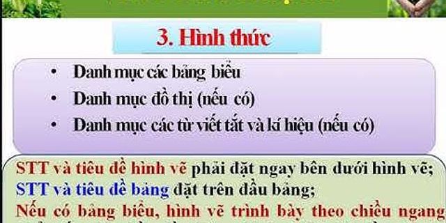 Cách làm bài thu hoạch