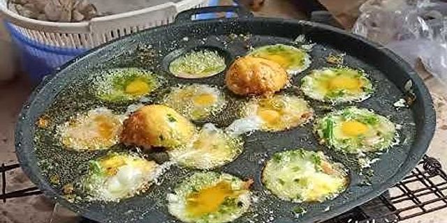 Cách làm bánh khọt trứng