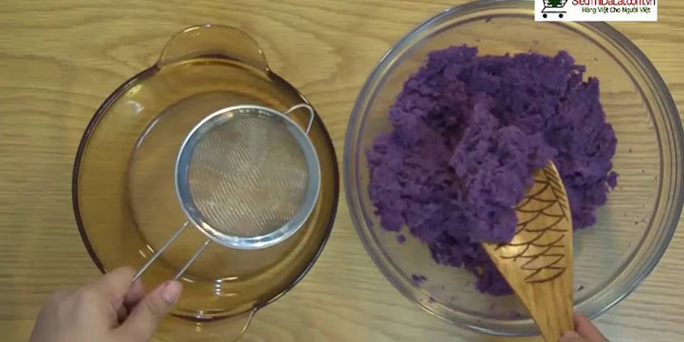 Cách làm bánh trung thu khoai lang tím nướng