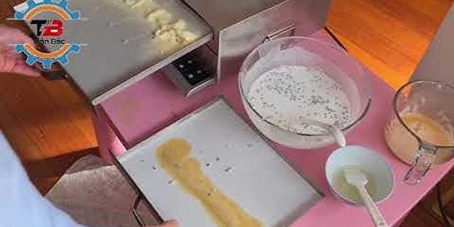 Cách làm bột bánh cuốn bằng máy xay sinh tố