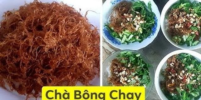 Cách làm CHÀ bông chay từ nấm kim châm