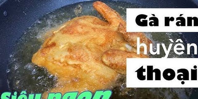 Cách làm gà rán purinkle