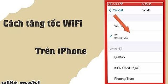 Cách làm mạng wifi mạnh hơn trên iPhone