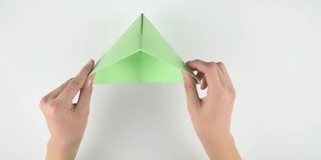Cách làm mũ vua Hùng bằng giấy