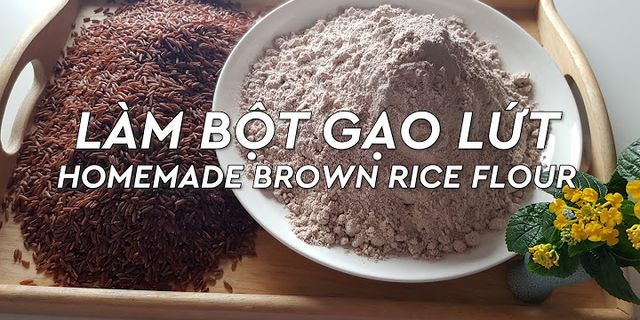 Cách làm ngũ cốc gạo lứt mè đen