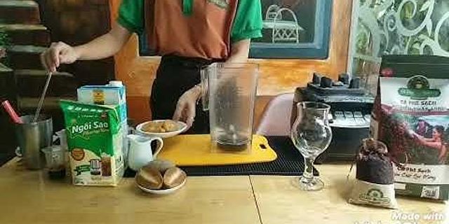 Cách làm sinh to sapoche cà phê