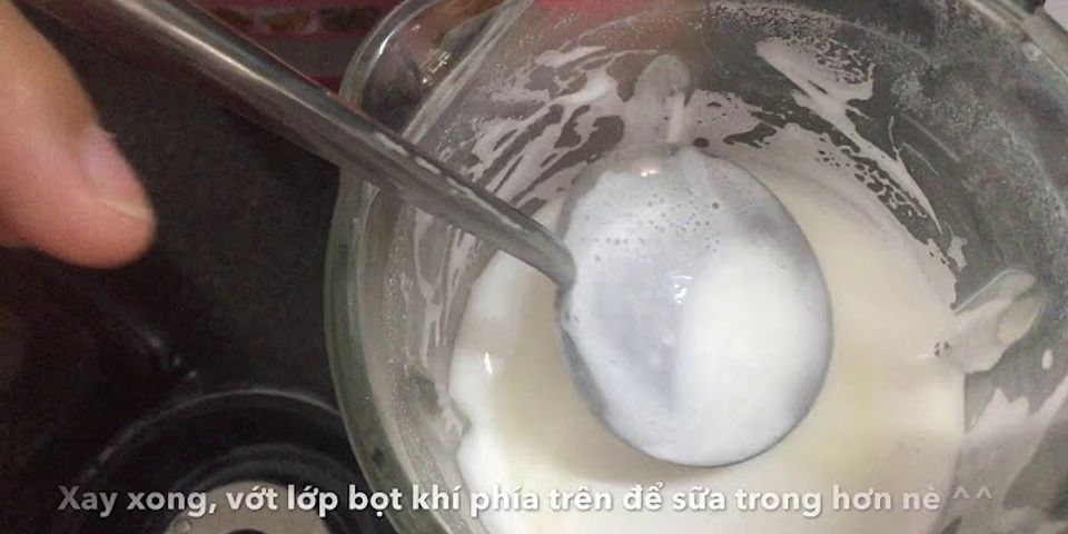 Cách làm sữa macca hạt sen