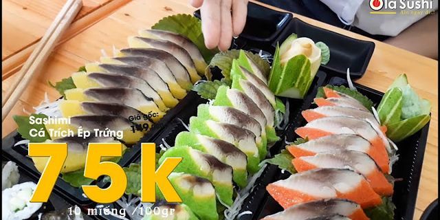 Cách làm sushi cá trích