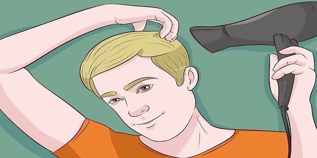 Cách làm thẳng tóc nam