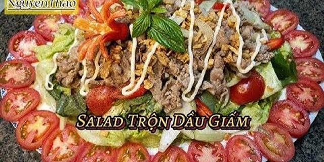 Cách làm thịt bò salad