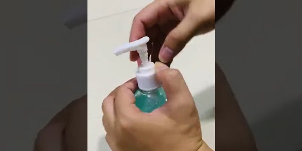 Cách làm xà phòng rửa tay khô