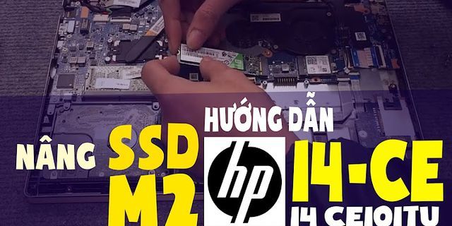 Cách lắp ổ ssd m2 cho laptop hp