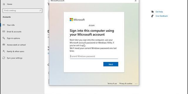 Cách lấy lại current Windows Password
