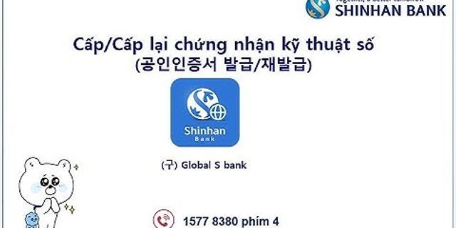 Cách lấy lại tên đăng nhập Shinhan Bank