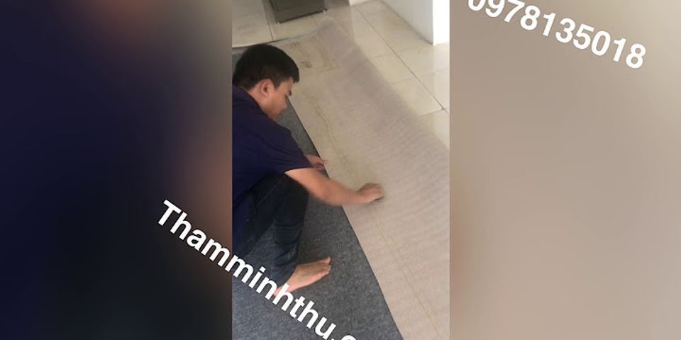 Cách lót thảm trải sàn