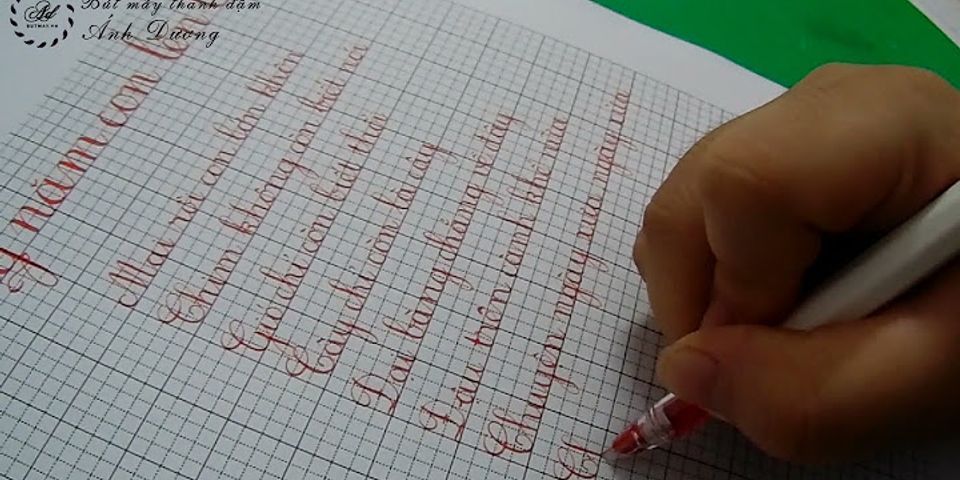 Cách luyện chữ đẹp lớp 5