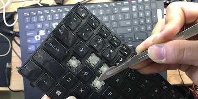 Cách mở nút bàn phím laptop