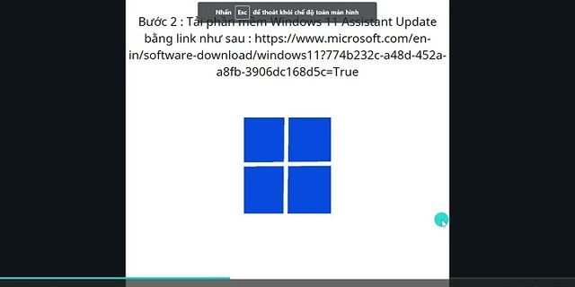 Cách nâng cấp lên Windows 11