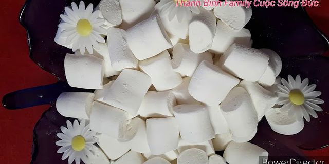 Cách nấu marshmallow