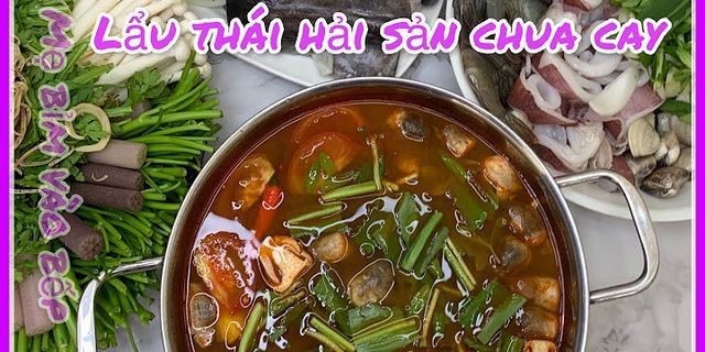 Cách nấu nước lẩu Thái hải sản