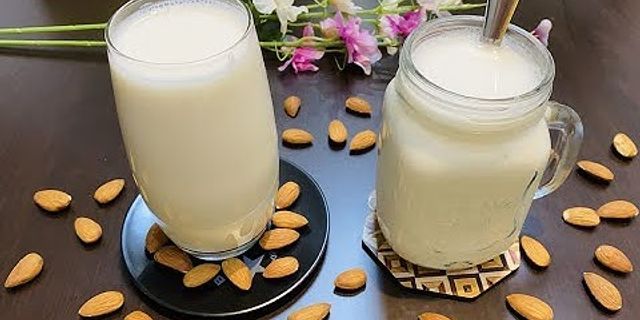 Cách nấu sữa hạnh nhân