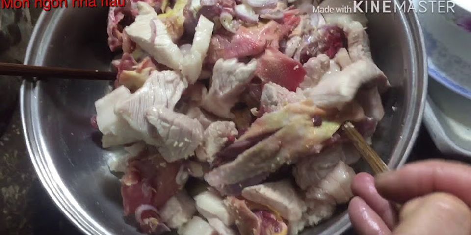 Cách nấu thịt gà đông lạnh