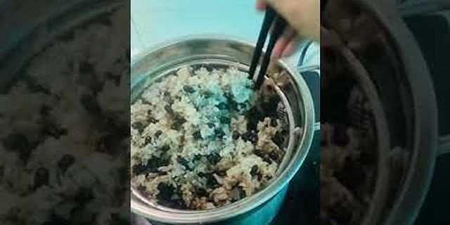 Cách nấu xôi đậu đen lá dứa