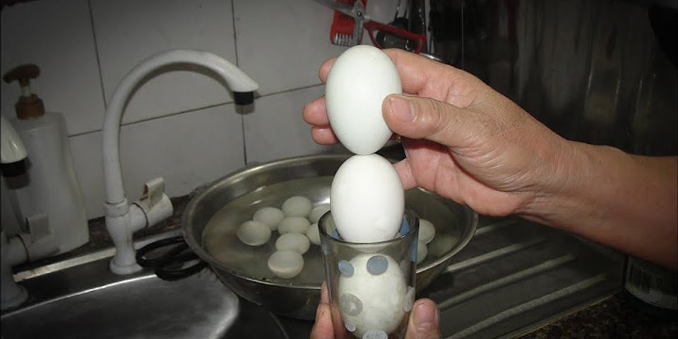 Cách nhận biết trứng vịt lộn sắp nở