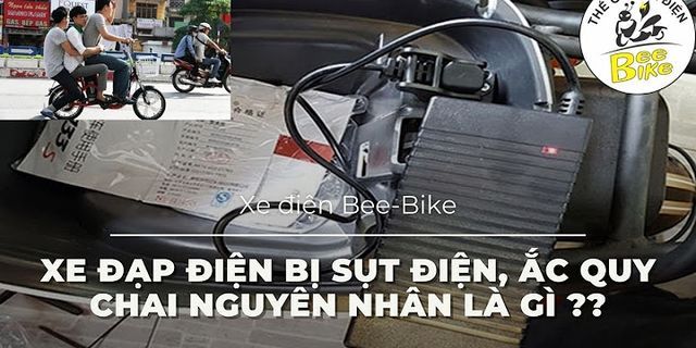 Cách nhận biết xe đạp điện hết điện