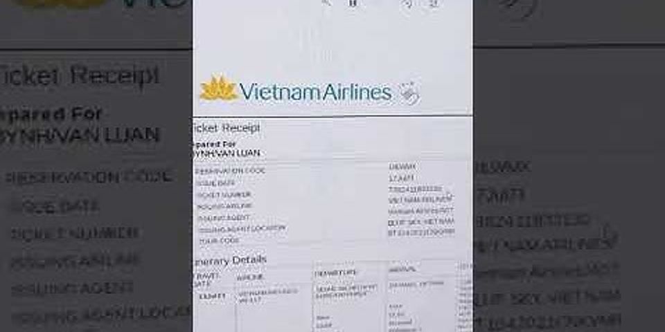 Cách nhập số điện thoại khi mua vé máy bay vietnam airline