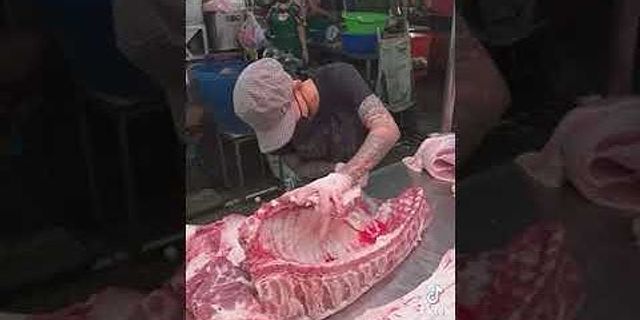 Cách pha lóc thịt lợn