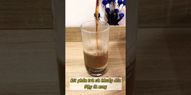 Cách pha trà sữa milo