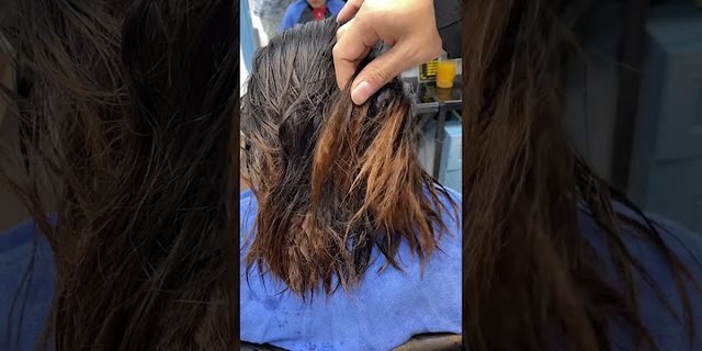 Cách phục hồi tóc sau khi uốn