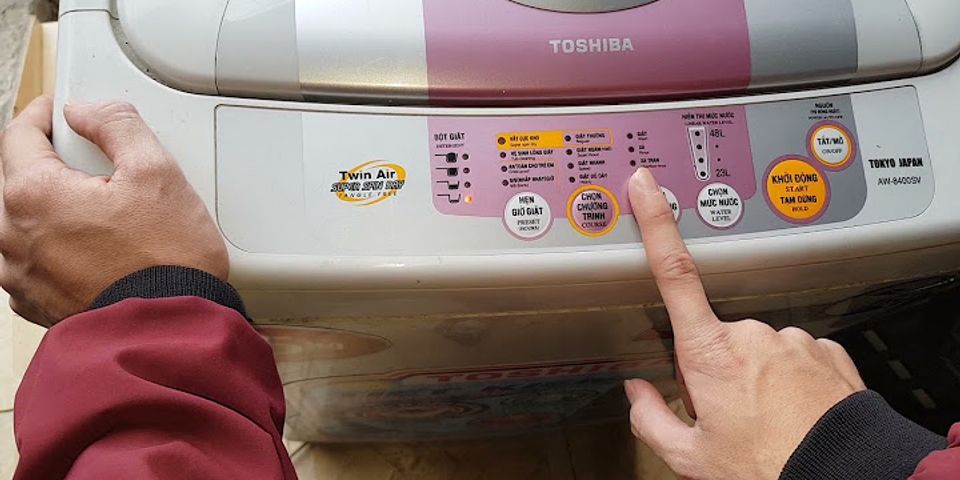 Cách reset máy giặt toshiba aw-b1000gv