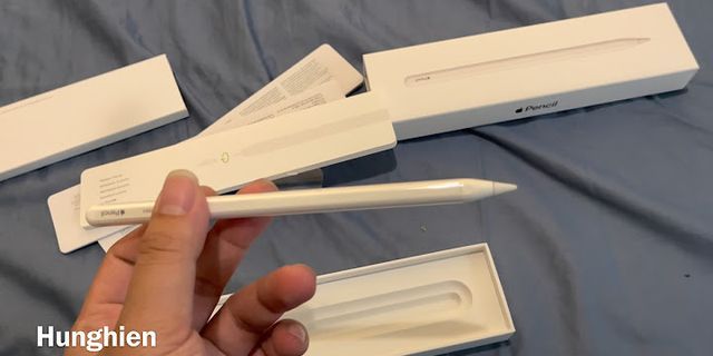 Cách sạc Apple Pencil 2