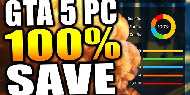 Cách save game GTA 5 Online
