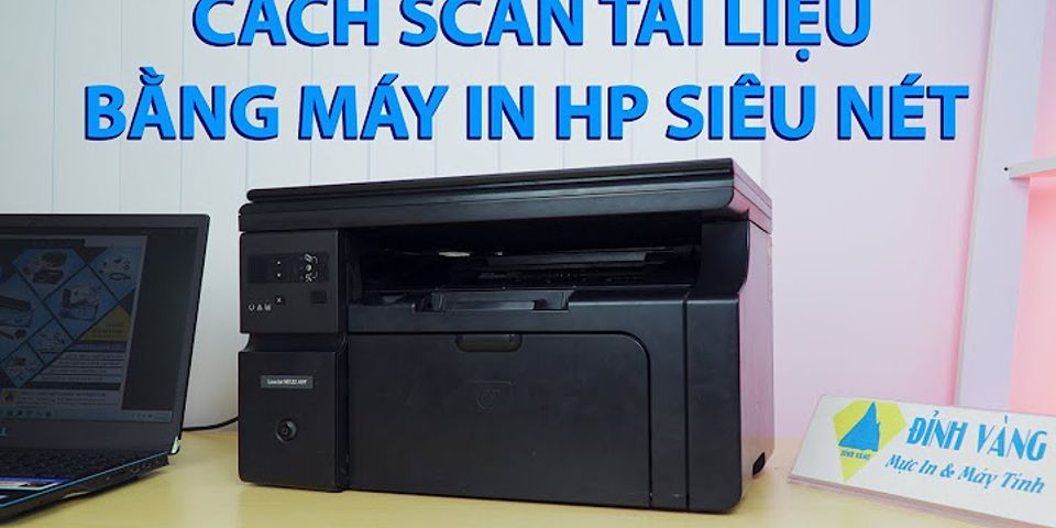 Cách scan văn bản bằng máy in