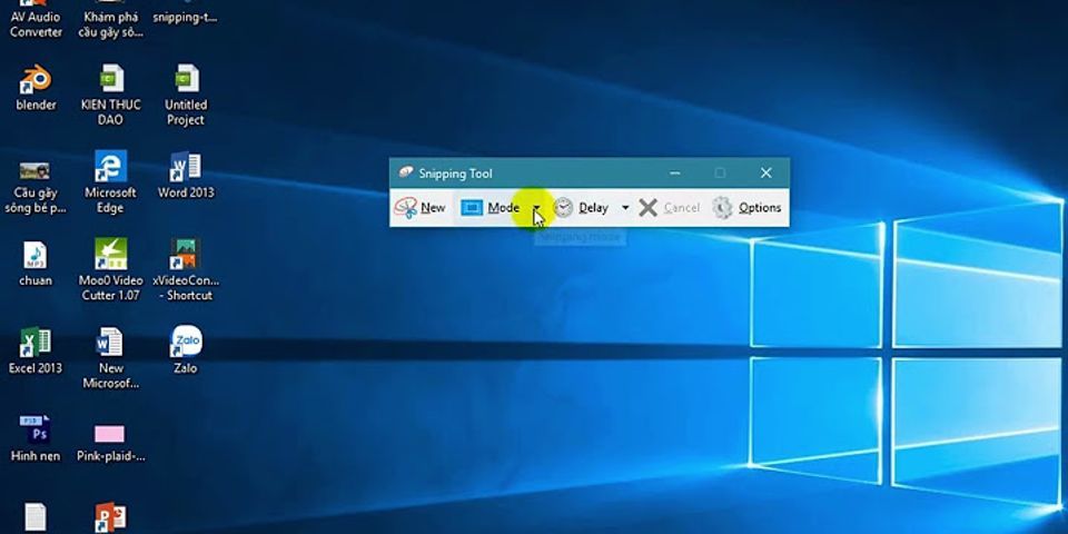 Cách screenshot màn hình máy tính