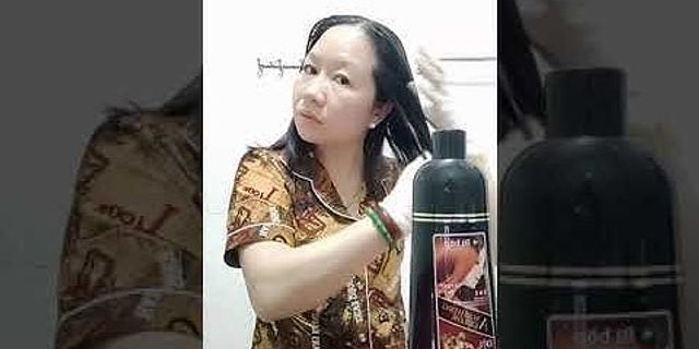 Cách sử dụng dầu gội HAIR DYE